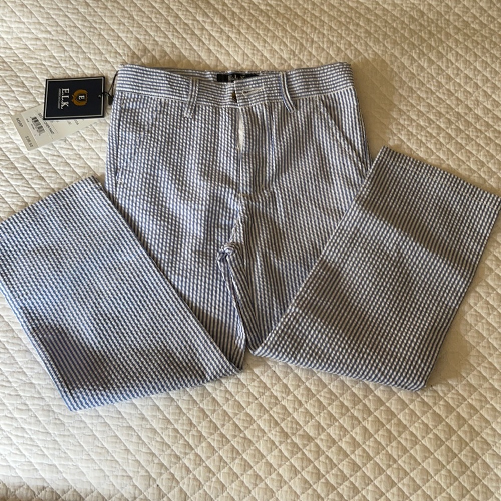 NWT Boys Seersucker Pants